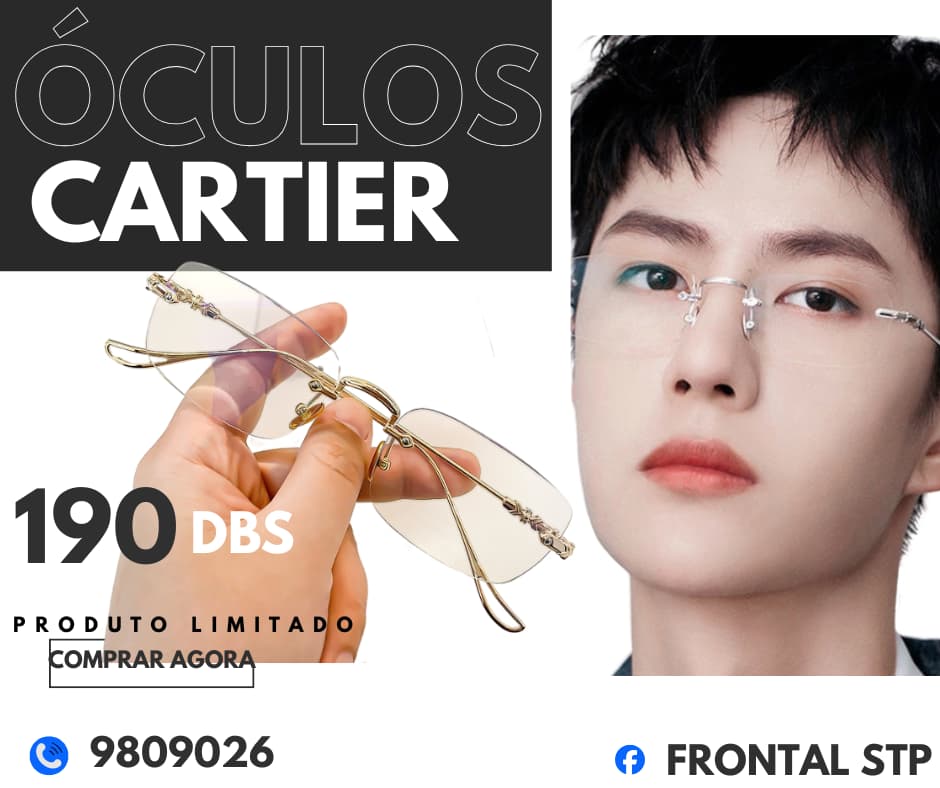 Óculos Feminino Moderno / Óculos Estilo Cartier